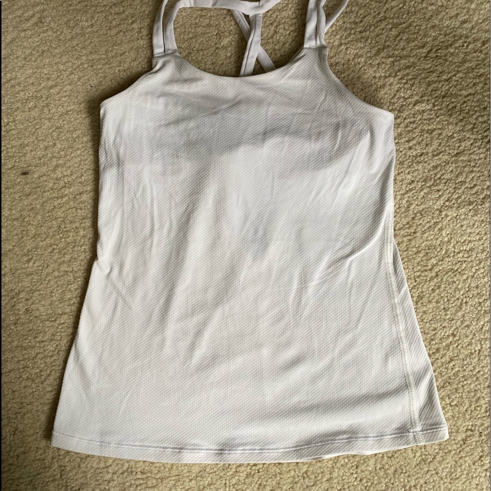 Ivivva Girls White Tank Top